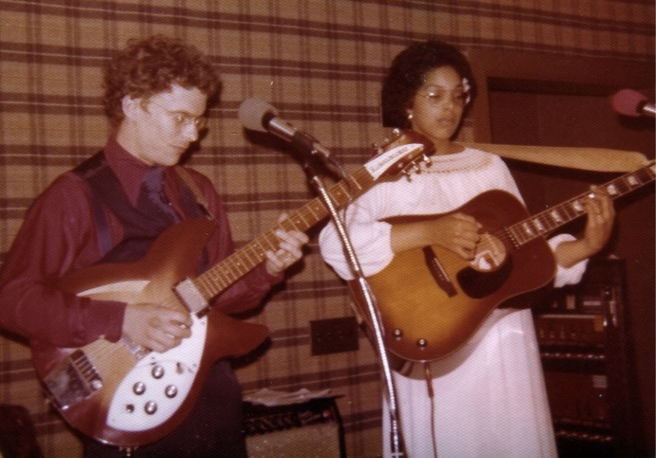 Nancy and Spencer playing together inthe 1970's